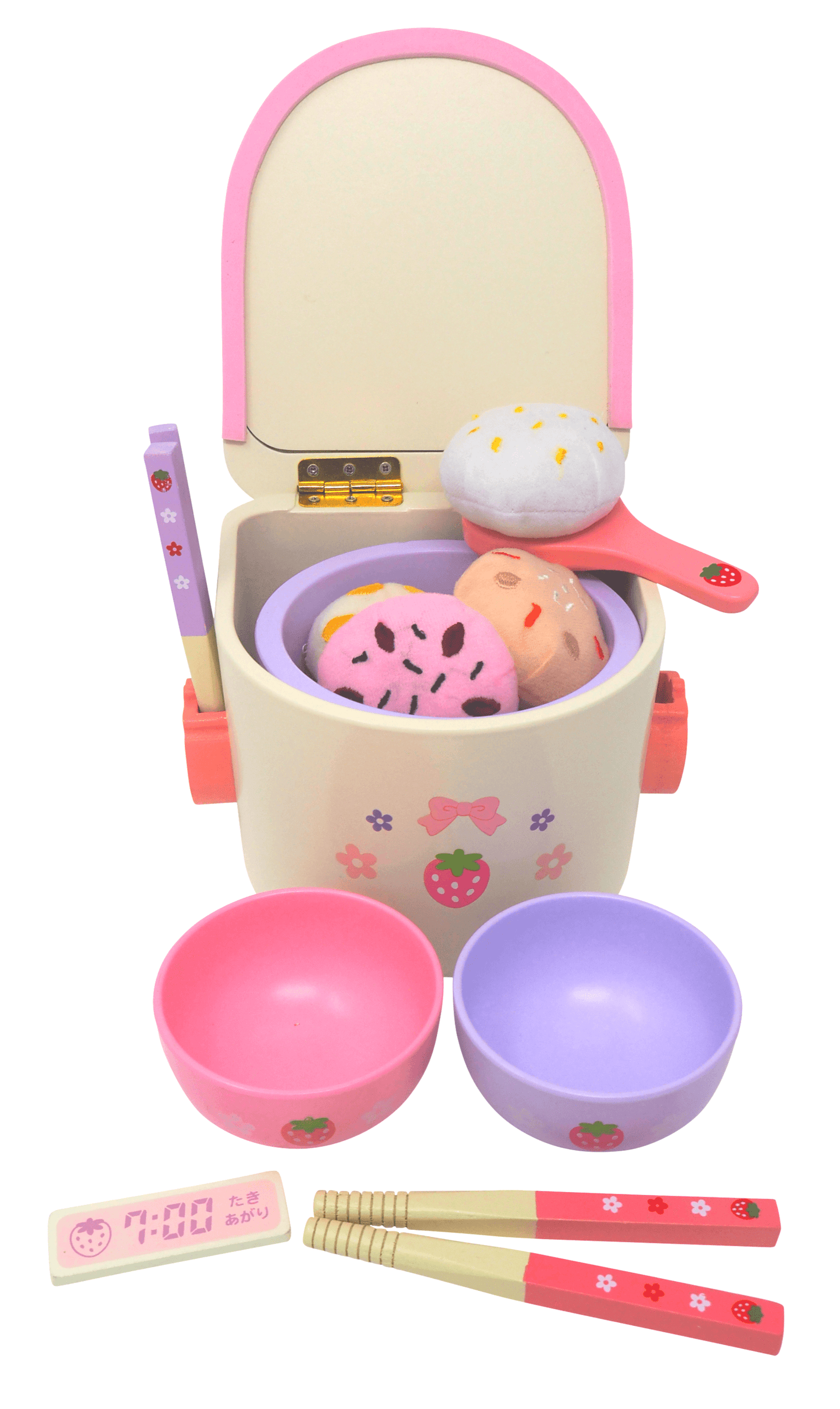 Rice Cooker Deluxe Wooden Play Food Set