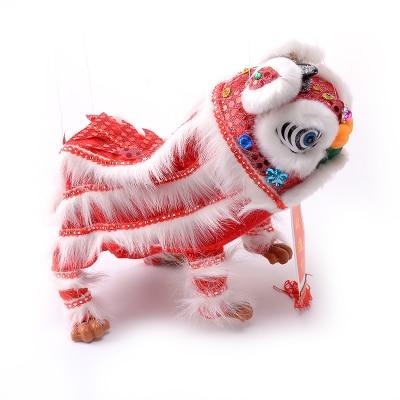 Lion Dance Marionette Puppet - Red/White